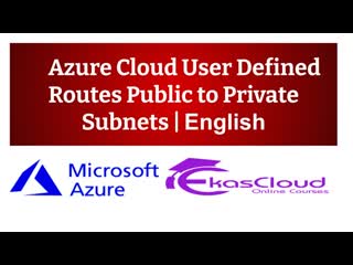 #azure cloud user defined routes public to private subnets ekascloud english