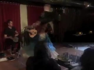 Layla isis bellydance nyc~ 'uskudara' live with carmine and friends 3675