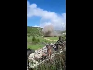 Golan 1000 iram from 42nd brigade saa pounding syrian al qaeda hts tip positions on kabanah hills on latakia idlib axis