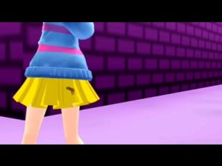 [mmd x ut (undertale)] что было бы если фриск надевала юбку? (by lucky kano)