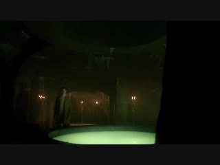 Gotham • season 3x21• bruce stabs alfred & heals him with lazarus water