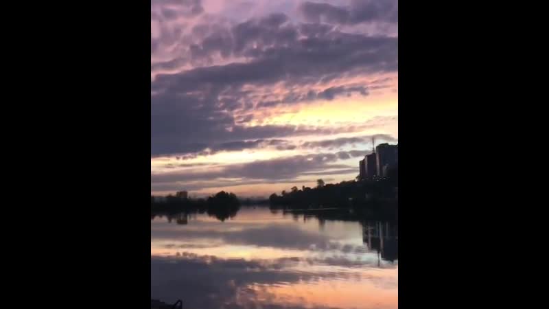 Красивые иркутские закаты