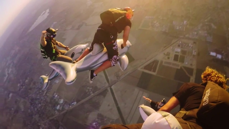 Jay alvarrez skydiving