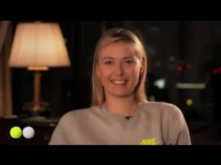 Serve and volley with maria sharapova