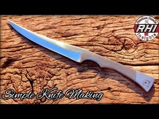 Превращение ржавого напильника в острый нож turning a rusty file into a sharp knife random hands insights