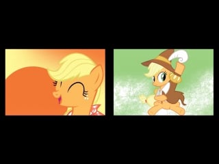 [pmv] ponies behind the scenes applejack (эпплджек)