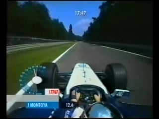 F1 german gp hockenheim 2001 qualifying juan pablo montoya pole lap onboard