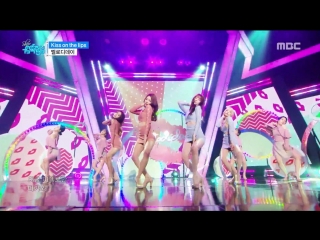 Melody day kiss on the lips @ music core 170218