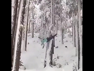 Monday morning sendies tag a skier