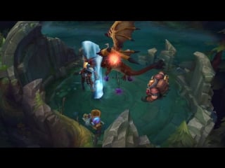 Braum lionheart, gragas caskbreaker, ryze whitebeard, and varus swiftbolt