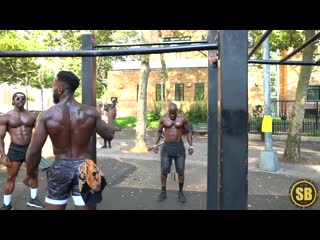 Superhuman calisthenics workout routine with broly gainz, bam baam irivn felix