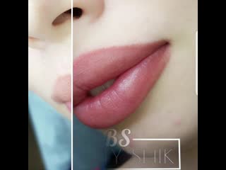 Изысканный nude lips👌 в акварельной технике 💋