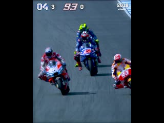 Dovizioso pai do márquez