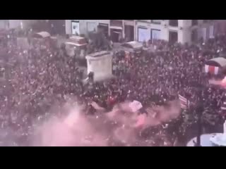Ajax fans at puerta del sol