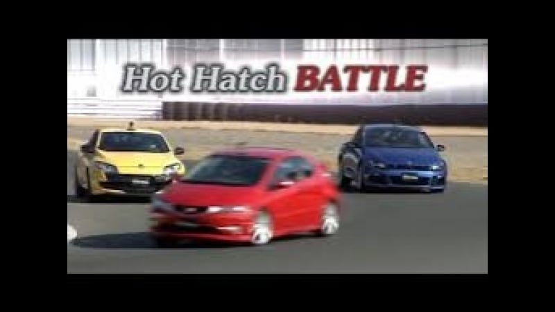 Best motoring civic type r fn2 vs scirocco r vs megane rs [bmirussian]