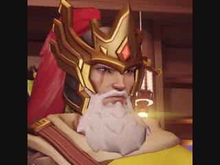 Marked by the dragon snipe down flag runners as huang zhong hanzo overwatch luna