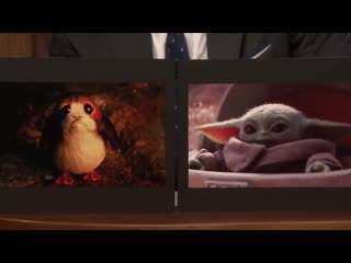 Daisy ridley chooses baby yoda over porg!