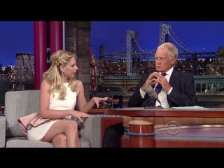 Sarah michelle gellar david letterman (2013)