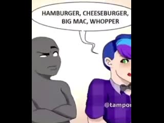 Hamburger cheeseburger big mac whopper