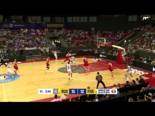 @nicolas88batum rewards the big fella @viinze 17p on the break for @frabasketball ! fibawc thisismyhouse