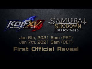 【eng】special video message fatal fury first contact and kof xv 1080pfhr