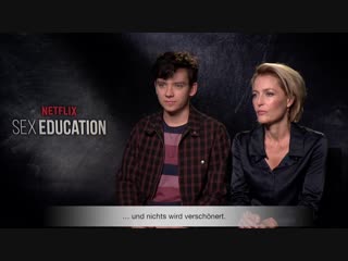 Sex education – interview gillian anderson asa butterfield
