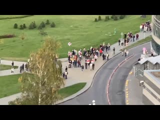 В минске силовики не дали собраться протестутам