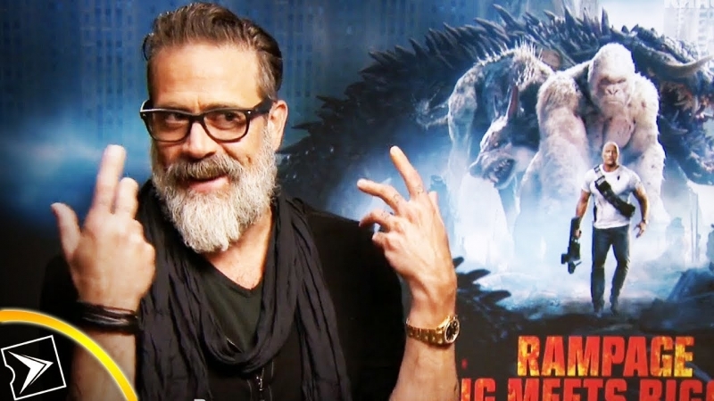 Рэмпейдж 2018 интервью с актерами