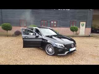 Mercedes c63 estate 4 0 bi turbo 9g tronic finished in obsidian black