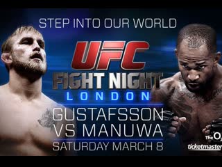 Ufc fight night 37 gustafsson vs manuwa prelims 8 марта 2014