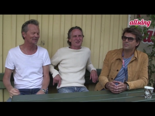 Interview with ander glenmark, orup and niklas strömstedt (allsång på skansen)