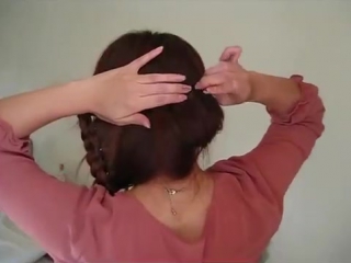 Princess braided updo hair tutorial