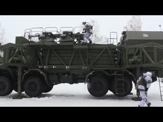 Проведение занятий по боевой подготое в условиях сильных морозов