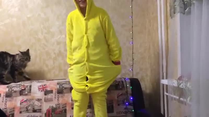 Пижама кигуруми пикачу с aliexpress