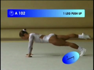 A102 1 leg push up