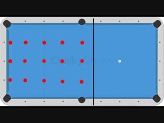 Billiards drill #5 half table manager venom trickshots