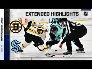 Boston bruins vs seattle kraken feb 23, 2023 highlights