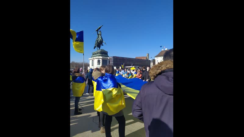 Відень мітинг на підтримку україни🇺🇦