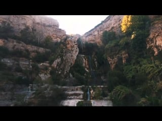 Sant miquel del fai aerial footage drone