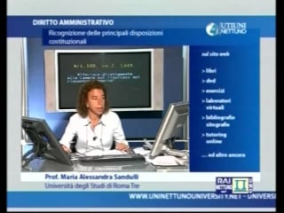 Uninettuno diritto amministrativo lez 07 ricognizione delle principali disposizioni costituzionali