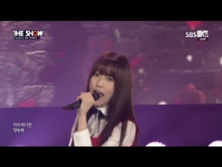 [special stage] 160308 gfriend (여자친구) rough (시간을 달려서) + luv star (사랑별) @ 더쇼 the show