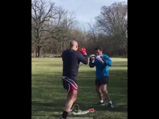 Тренироа федора на свежем воздухе