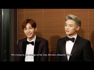 Showbiz korea min ho(민호), jung da eun(정다은) interview derailed