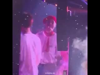 The cameraman doing his job and minding his own business taehyung hi