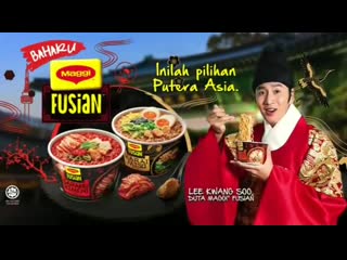 Maggi fusian kimchi sarang and karai miso promotional clip with lee kwang soo