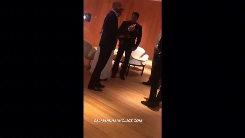 Salmankhan with management at saudifilmfestival ksa; march 24, 2019! mp4
