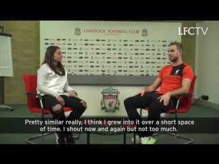 See what happened when us women's captain carli lloyd met #lfc skipper jordan henderson at melwood