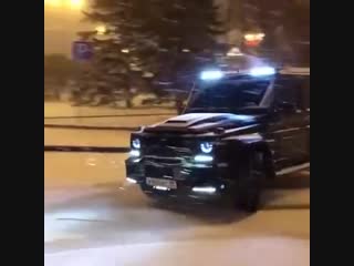 Snow drift g63 amg brabus