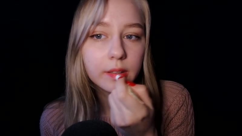 [yuli asmr] асмр звуки рта 💄 мои помады 👄 шипучка | asmr mouth sounds, pop powder, lipstick try on/application