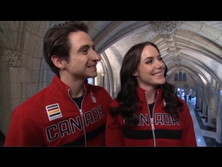 Tessa and scott flag bearers interview cbc (with scott russell)